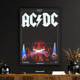 AC/DC Live Concert Music Poster